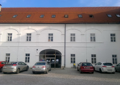 Glazbena škola Varaždin – uređenje unutrašnje fasade
